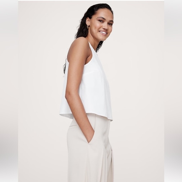 Banana Republic Tops - Banana Republic Poplin Cropped Tank NWT